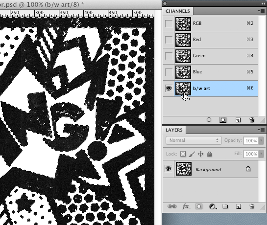 Adding color to black and white artwork in Photoshop – Pen and Oink