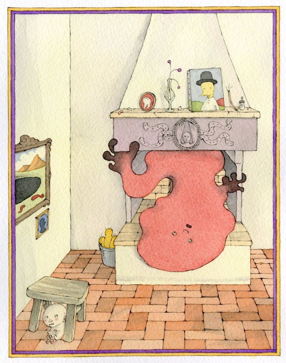 a drawing Sergio did while  at Maurice Sendak's house