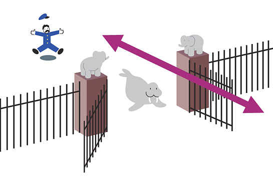 "Where's Walrus? is one long chase scene, told in sweeping diagonals."