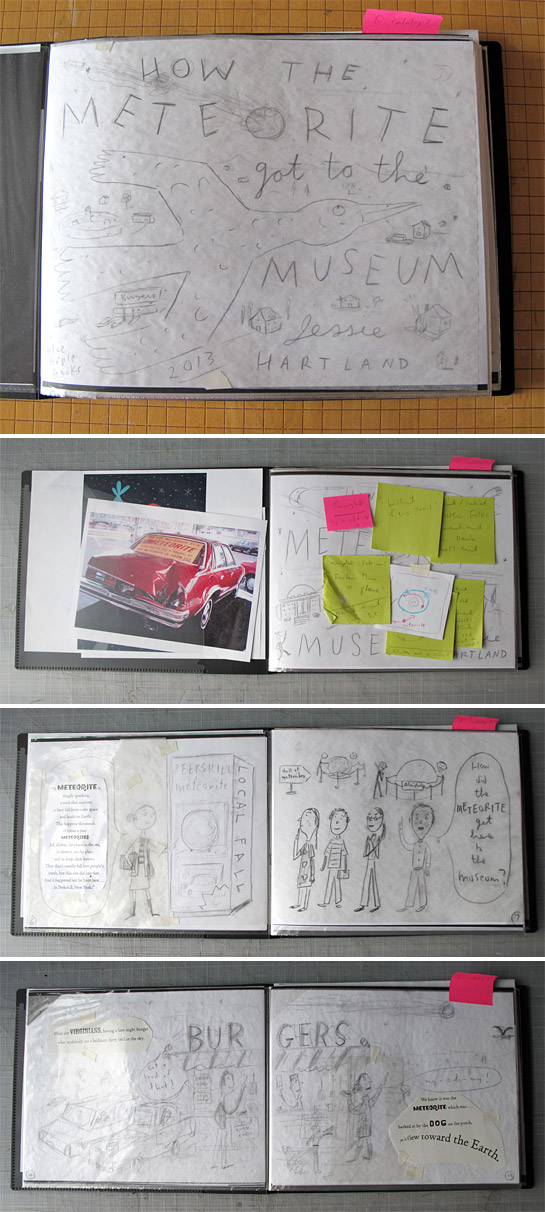 Sketches for How the Meteorite Got to the Museum