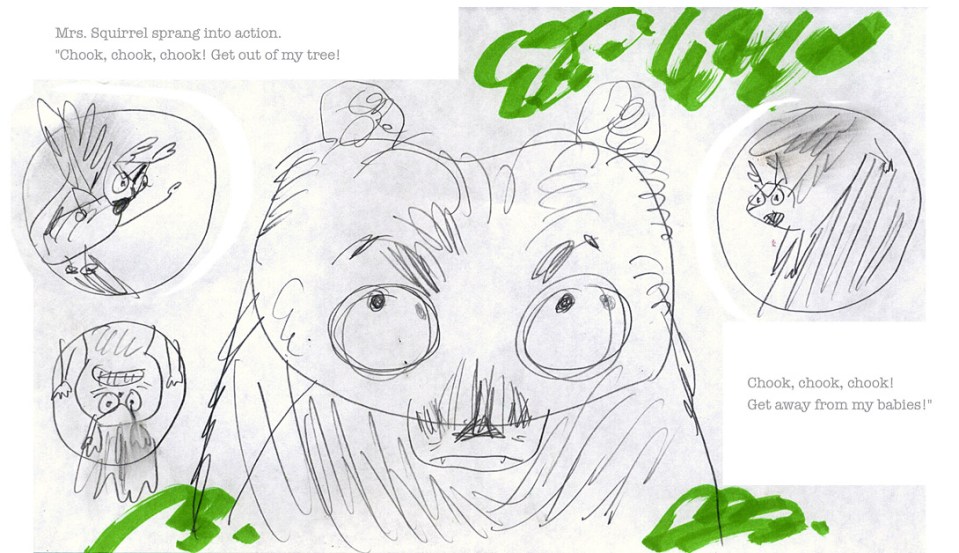 david-ezra-stein-original-ol-mama-squirrel-sketch-spread-3