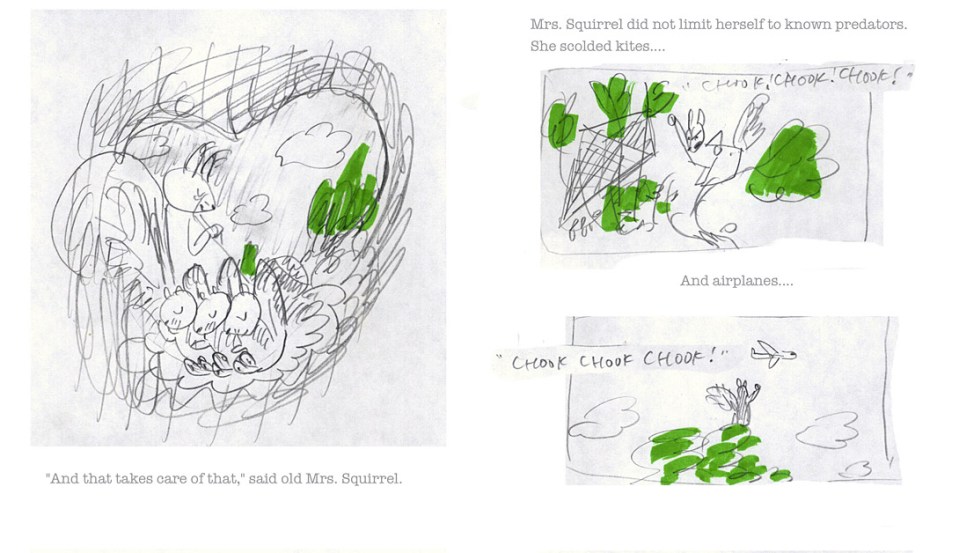 david-ezra-stein-original-ol-mama-squirrel-sketch-spread-4