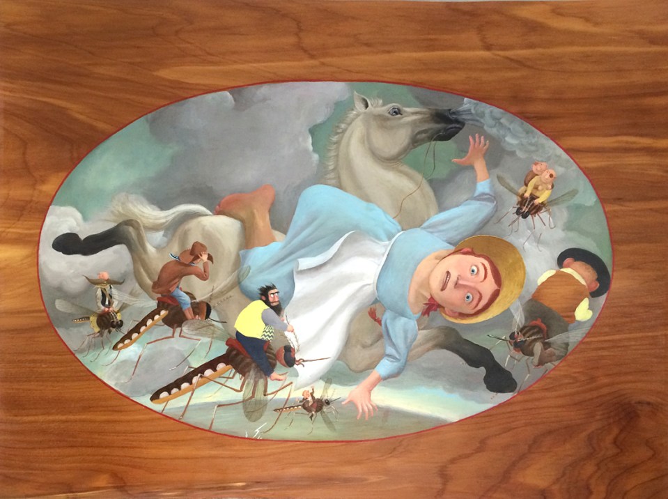 An original painting for Swamp Angel