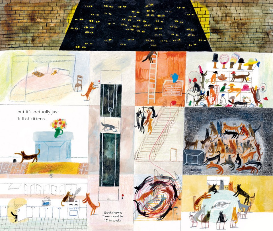 An illustration from A World of Your Own by Laura Carlin