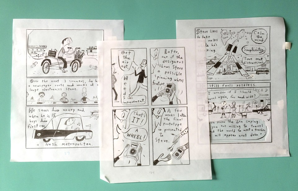 Final art before adding gray tones. (Click to enlarge.)