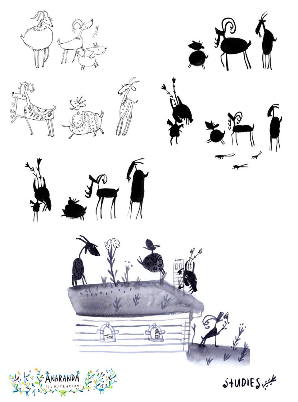 AnaAranda_First-Sketches_ChupacabraAteTheCandelabra-8